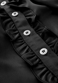 LVT1 Tops Obsession Pintuck Ruffle Blouse