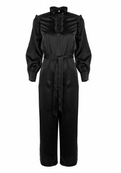 LVT1 Tops Obsession Pintuck Ruffle Jumpsuit