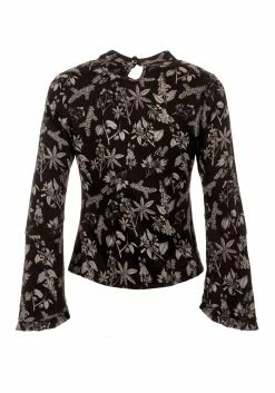 LVT1 Tops POISONOUS PLANT FLARE SLEEVE TOP