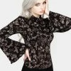 LVT1 Tops POISONOUS PLANT FLARE SLEEVE TOP 1 LVT1 Tops POISONOUS PLANT FLARE SLEEVE TOP