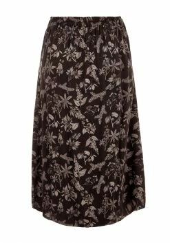 LVT1 Bottoms POISONOUS PLANT SPLIT MIDI SKIRT 18 LVT1 Bottoms POISONOUS PLANT SPLIT MIDI SKIRT