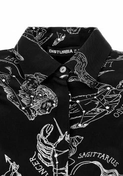 LVT1 Tops Zodiac Oversized Asymmetric Shirt