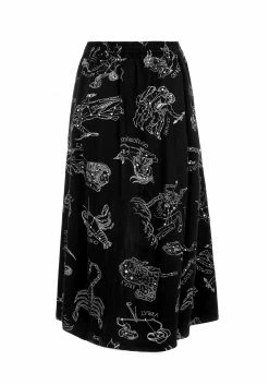 LVT1 Bottoms Zodiac Button Midi Skirt 19 LVT1 Bottoms Zodiac Button Midi Skirt