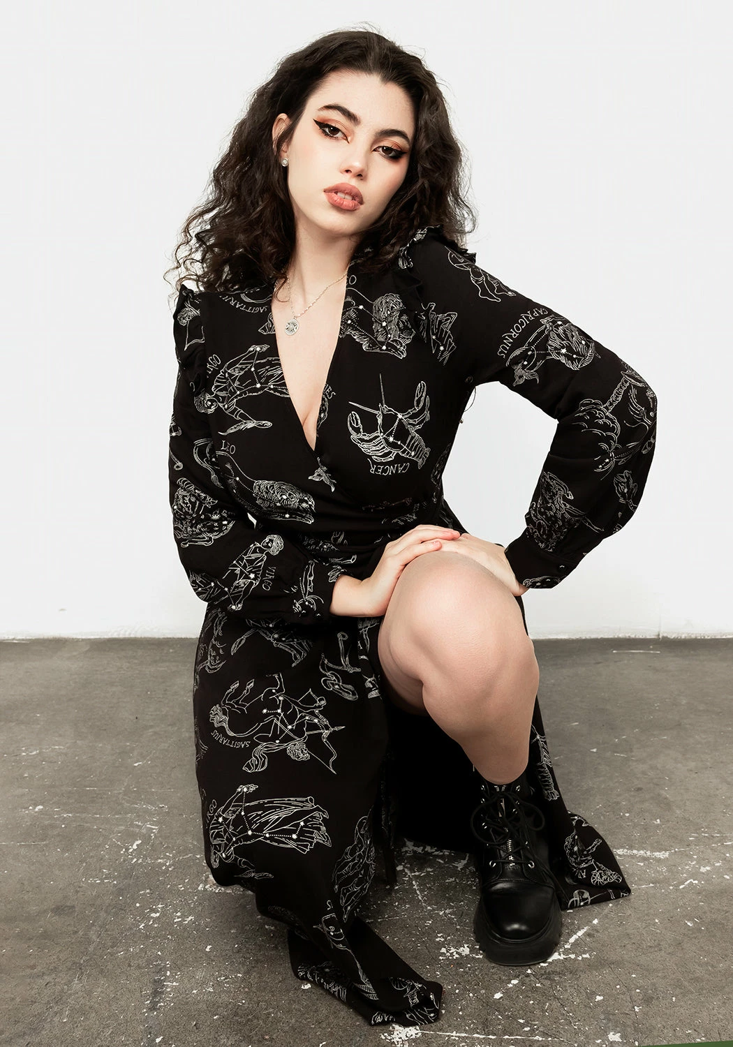 LVT1 Zodiac Maxi Wrap Dress 4 LVT1 Zodiac Maxi Wrap Dress