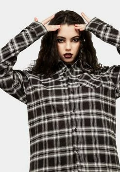 MET1 Tops Seattle Check Shirt