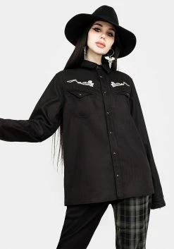 MET1 Tops Demise Black Shirt