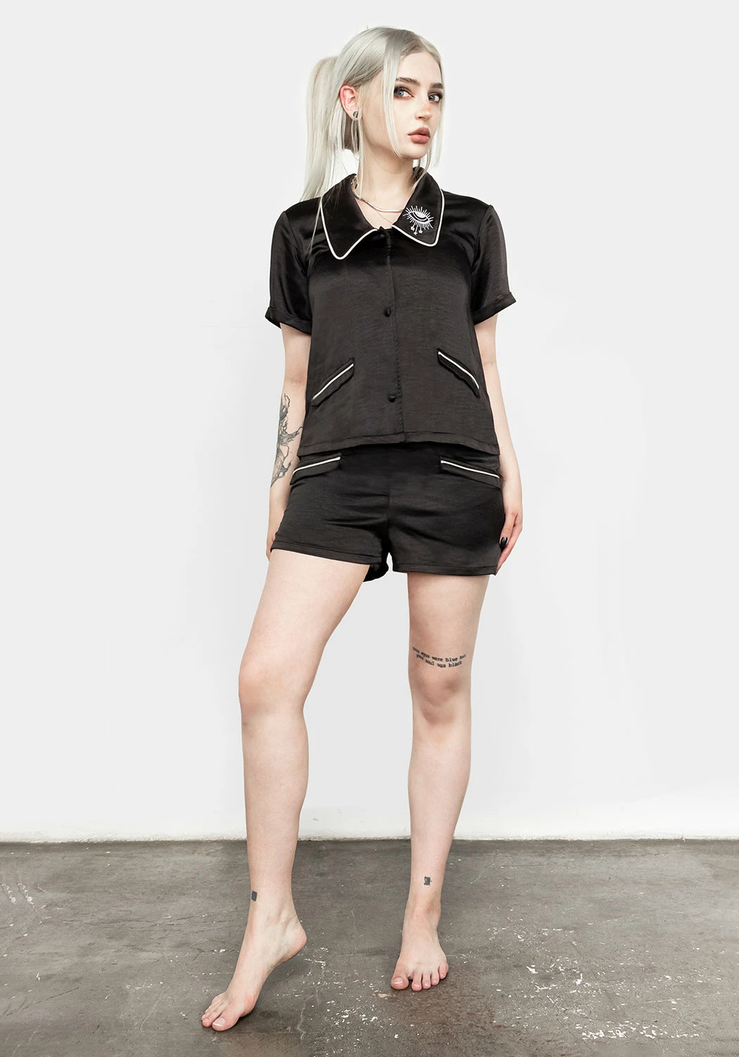 MET1 Tops LULLABY COLLARED PYJAMA TOP 5 MET1 Tops LULLABY COLLARED PYJAMA TOP