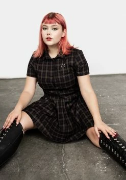 MET1 Jinx Check Co Ord Top Tops