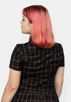 MET1 Jinx Check Co Ord Top Tops