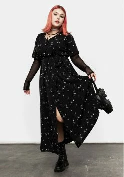 MET1 Blithe Maxi Wrap Floral Dress