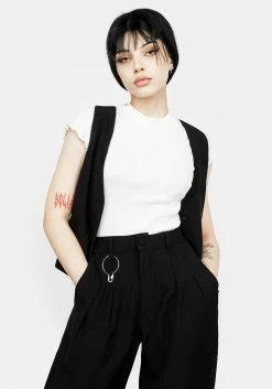 MET1 Bottoms Clarice Tailored Trousers