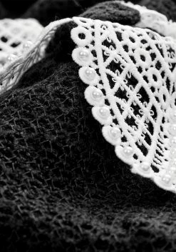 MET1 Sanctum Lace Collar Jumper