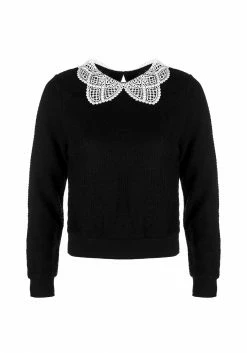 MET1 Sanctum Lace Collar Jumper