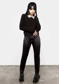 MET1 Sanctum Lace Collar Jumper