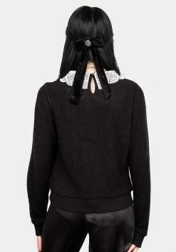 MET1 Sanctum Lace Collar Jumper