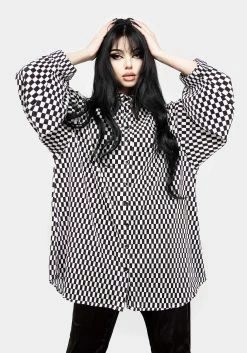 MET1 Vaudeville Pleat Shirt Dress