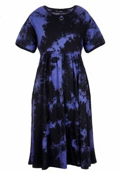 MET1 Purple Rain Midi Skater Dress