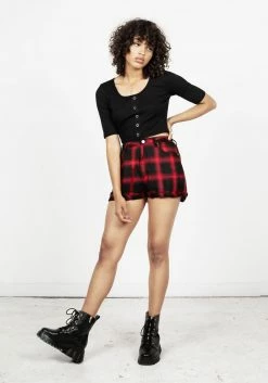 MET1 VILLAIN WIDE LEG SHORTS