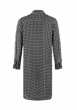 MET1 FATALE HOUNDSTOOTH SHIRT DRESS Dresses