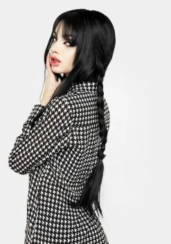 MET1 FATALE HOUNDSTOOTH SHIRT DRESS Dresses