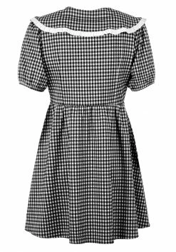 MET1 Dresses Mabel Gingham Collared Dress