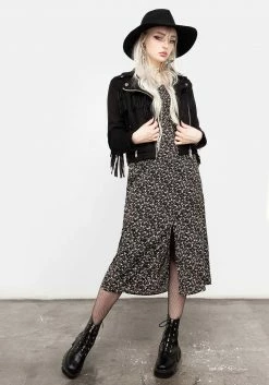 MET1 Milkweed Shirred Midi Dress 14 MET1 Milkweed Shirred Midi Dress