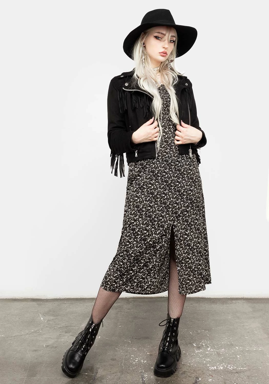 MET1 Milkweed Shirred Midi Dress 5 MET1 Milkweed Shirred Midi Dress