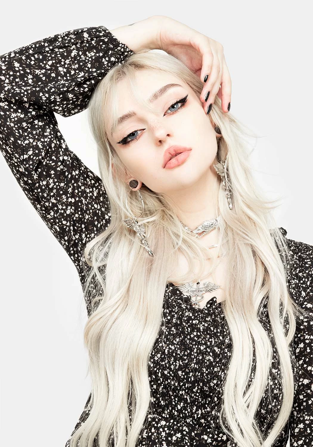 MET1 Milkweed Shirred Midi Dress 6 MET1 Milkweed Shirred Midi Dress