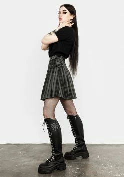 MET1 Bittersweet Check Mini Skirt 16 MET1 Bittersweet Check Mini Skirt