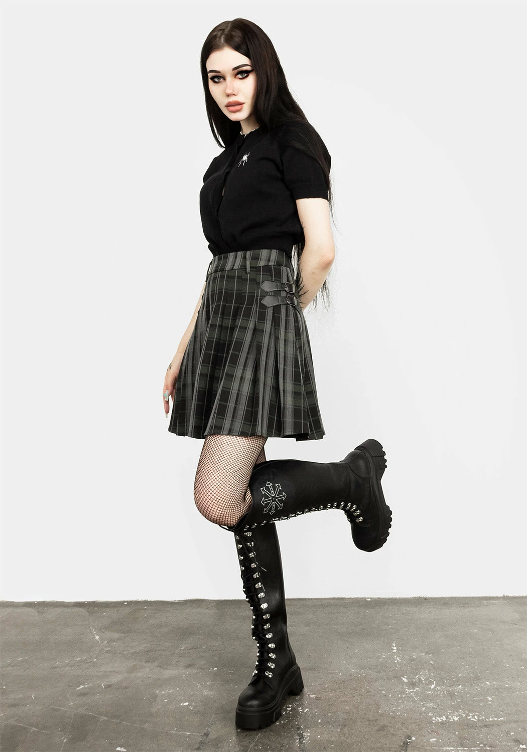 MET1 Bittersweet Check Mini Skirt 5 MET1 Bittersweet Check Mini Skirt