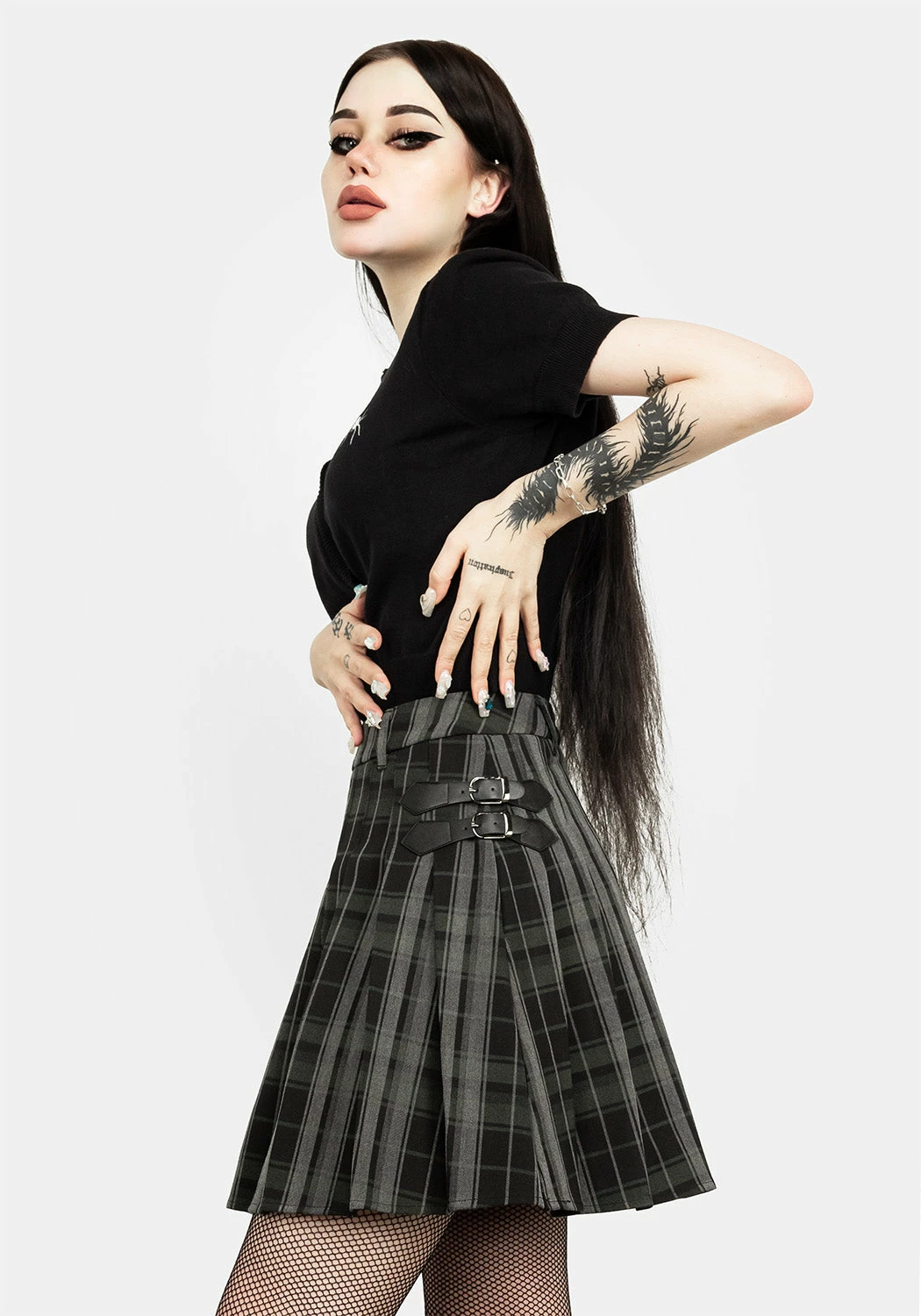 MET1 Bittersweet Check Mini Skirt 4 MET1 Bittersweet Check Mini Skirt