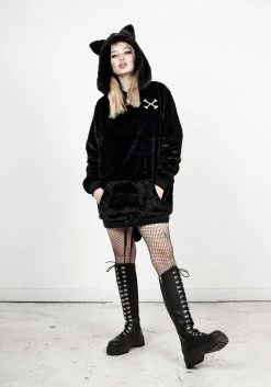 MET1 Tops Bagheera Cat-Ear Hoody