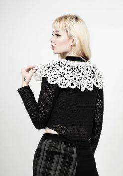 MET1 Tops Slither Collar Cardigan