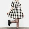MET1 Shirley Ruffle Skater Dress