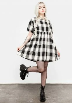 MET1 Shirley Ruffle Skater Dress