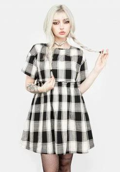 MET1 Shirley Ruffle Skater Dress