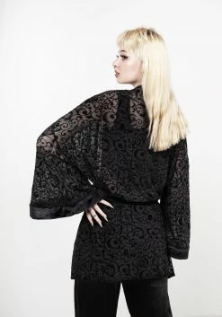 MET1 Tops Grimoire Devore Kimono Wrap 8 MET1 Tops Grimoire Devore Kimono Wrap