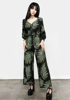 MET1 Bottoms Fern Flowy Trousers