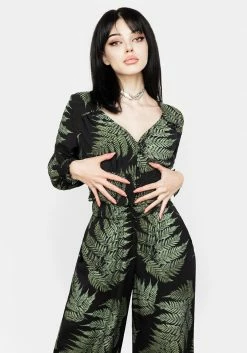 MET1 Bottoms Fern Flowy Trousers 16 MET1 Bottoms Fern Flowy Trousers