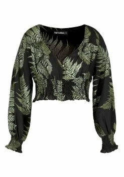 MET1 Fern Flowy Sleeve Top Tops