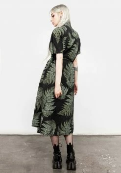 MET1 Fern Midi Shirt Dress Dresses