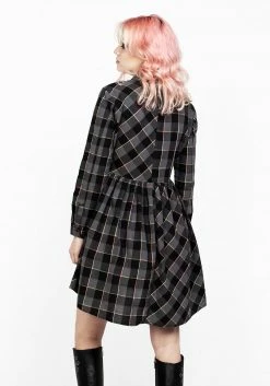 MET1 Melody Check Skater Dress