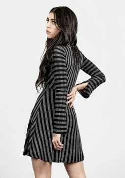 MET1 Roxy Glitter Mock Wrap Dress