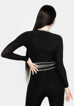 MET1 Roxy Glitter Crop Top 11 MET1 Roxy Glitter Crop Top