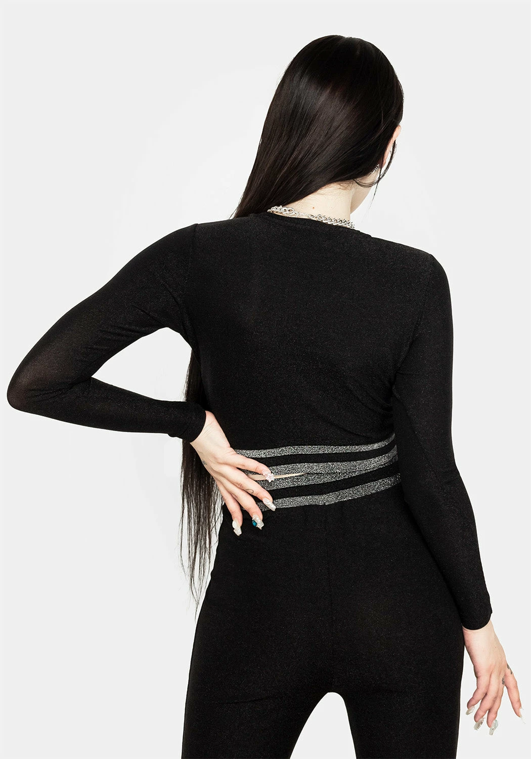 MET1 Roxy Glitter Crop Top 7 MET1 Roxy Glitter Crop Top