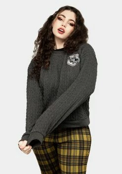 MET1 Glimfeather Varsity Sweatshirt Tops