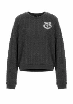 MET1 Glimfeather Varsity Sweatshirt Tops