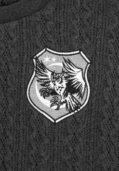 MET1 Glimfeather Varsity Sweatshirt Tops