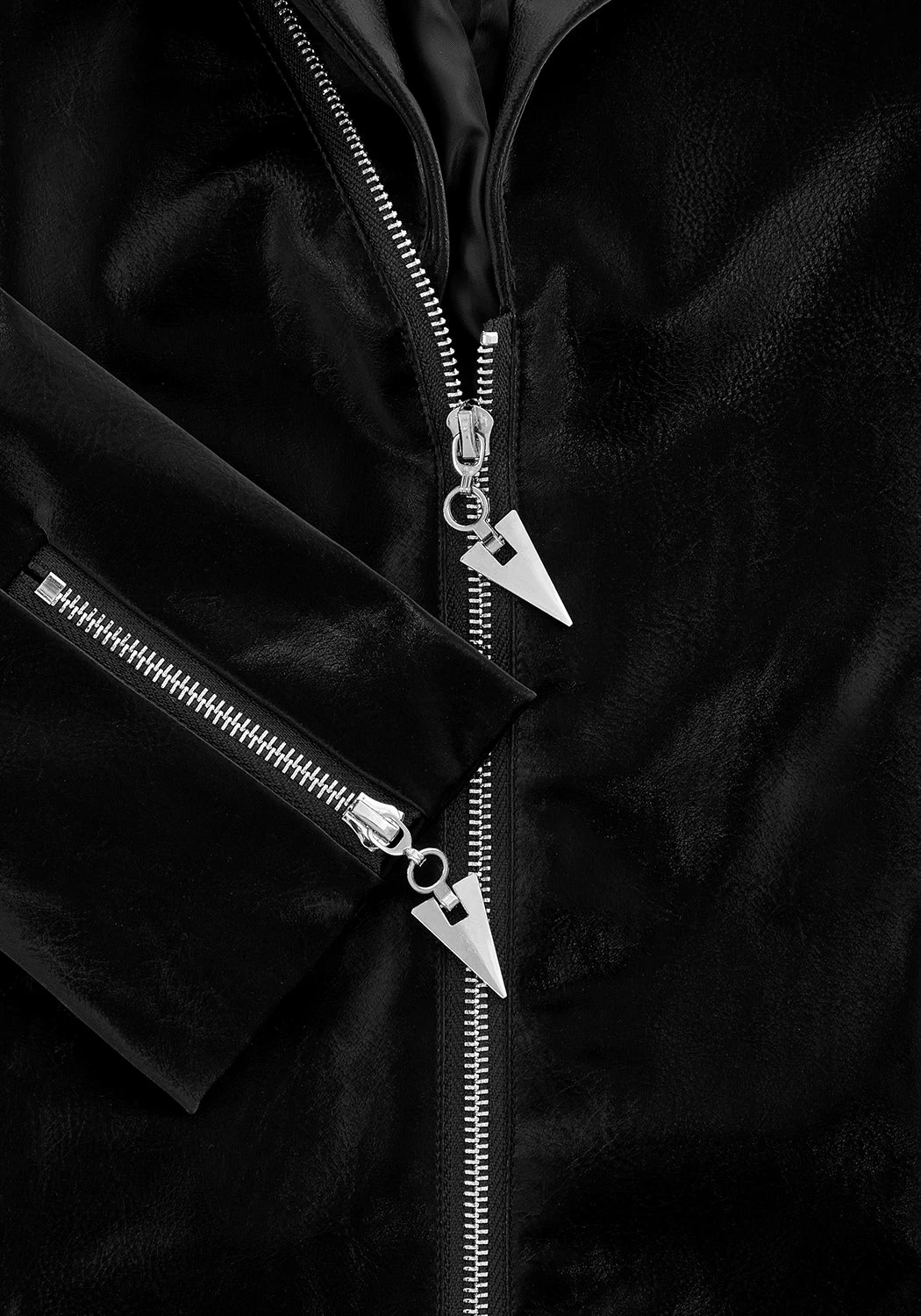 ORI1 Aureole Faux Leather Blazer Outerwear 11 ORI1 Aureole Faux Leather Blazer Outerwear