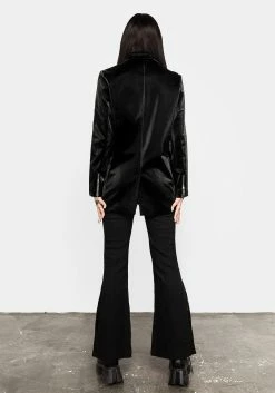 ORI1 Aureole Faux Leather Blazer Outerwear 16 ORI1 Aureole Faux Leather Blazer Outerwear